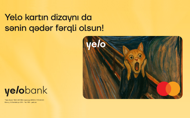 Сделай свои платежи стильными с картами Yelo! 