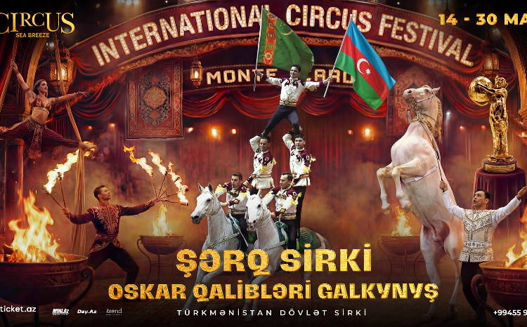 “Oriental Circus” Comes to Baku with Monte-Carlo Award-Winning Equestrian Show 