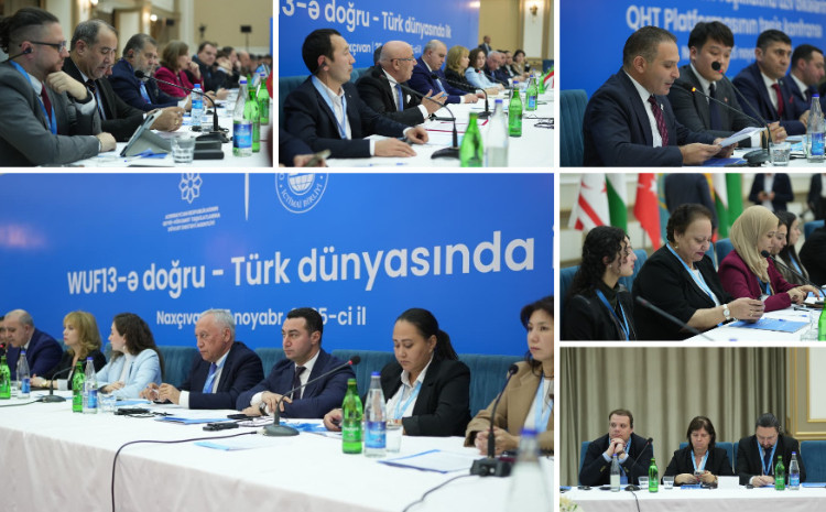 “WUF13-ə doğru - Türk dünyasında ilk” adlı panel müzakirələri keçirilib 