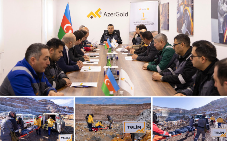 «AzerGold» провело мероприятие в Дашкасане посвященное Всемирному дню гражданской обороны 