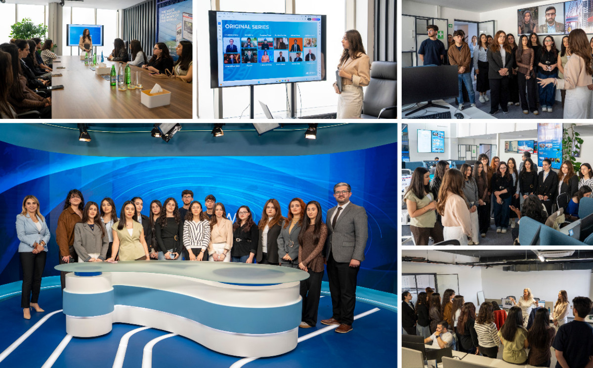 BSU Students Visit AnewZ TV Channel 