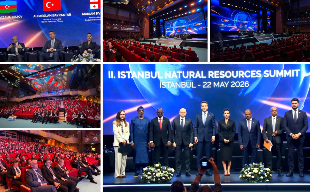 Energetika naziri İstanbul Təbii Sərvətlər Zirvəsində iştirak edib 