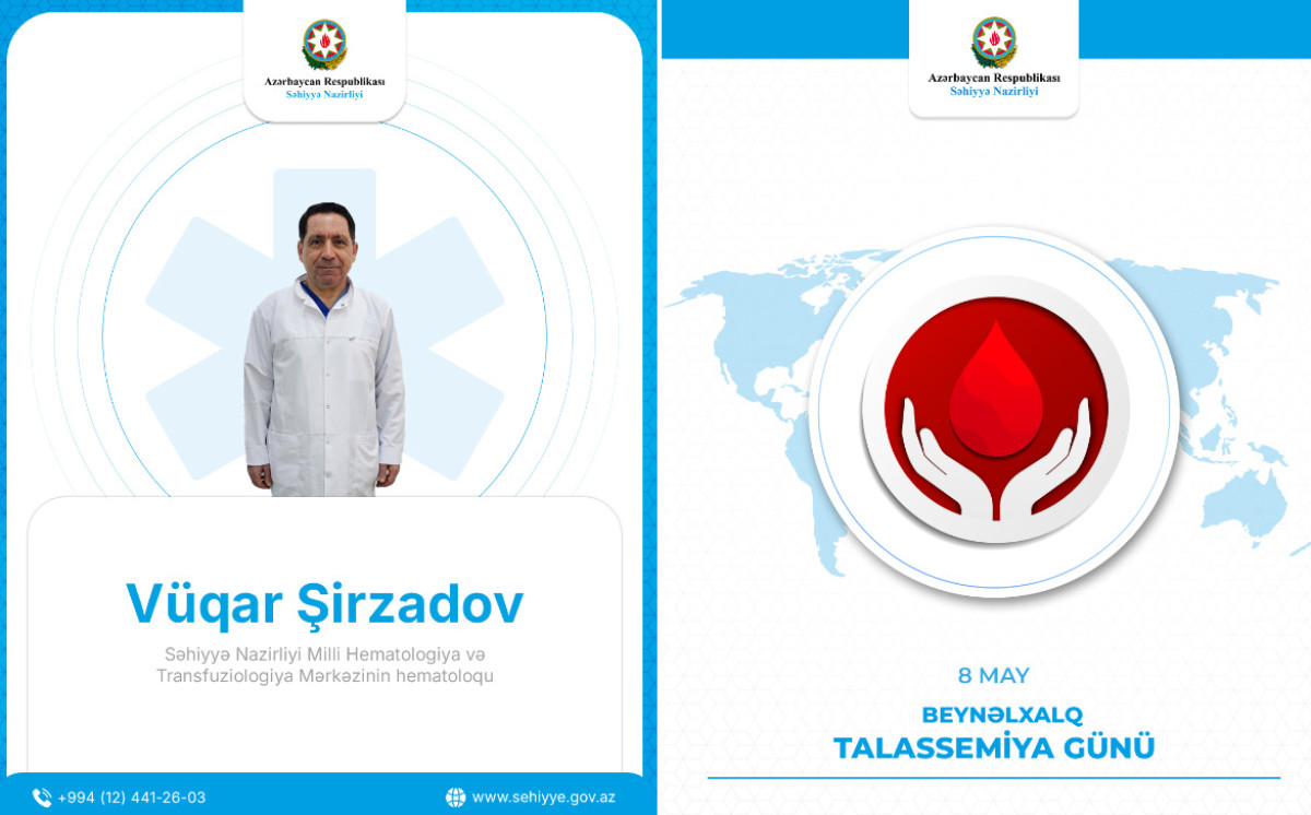Talassemiya daşıyıcıları nələri bilməlidir? - Səhiyyə Nazirliyinin hematoloqu cavablandırır 