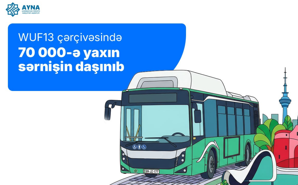 WUF13 çərçivəsində 70000-ə yaxın sərnişin daşınıb 