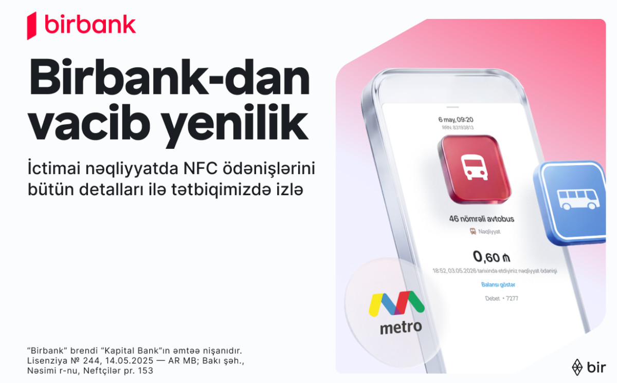 With the new Birbank feature, tracking public transport expenses has become easier 