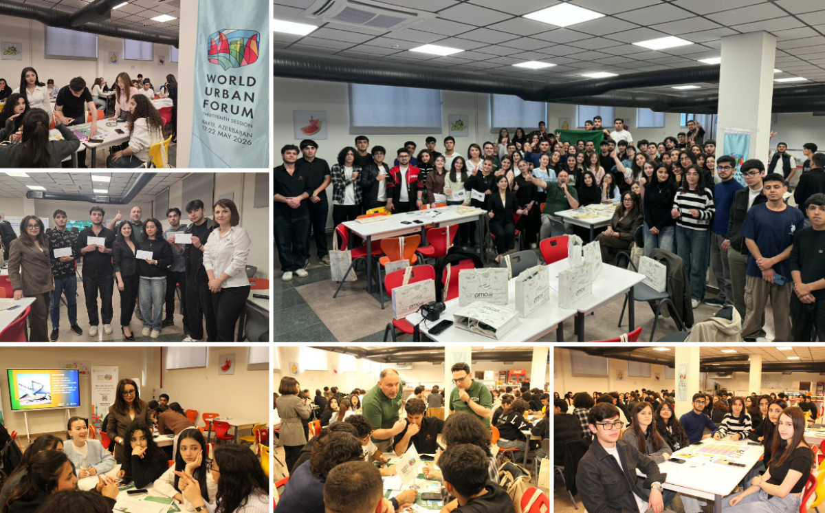 WUF13 çərçivəsində Qarabağ Universitetinin tələbələri üçün dayanıqlı layihə idarəetməsi mövzusunda interaktiv təlim keçirilib 