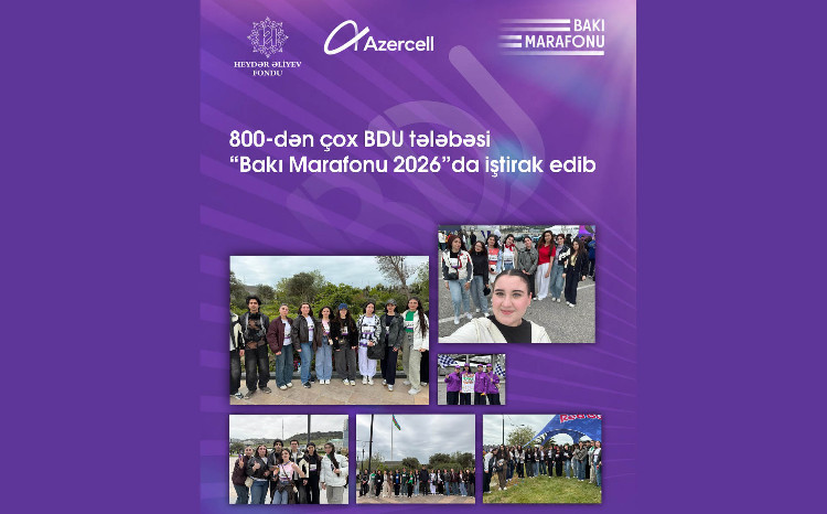 Over 800 BSU Students Join Baku Marathon 2026 