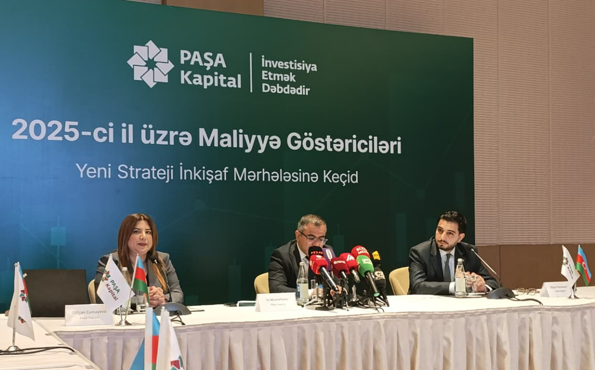 PAŞA Kapital 2025-ci ilin maliyyə nəticələrinə həsr olunmuş mətbuat konfransı keçirib 