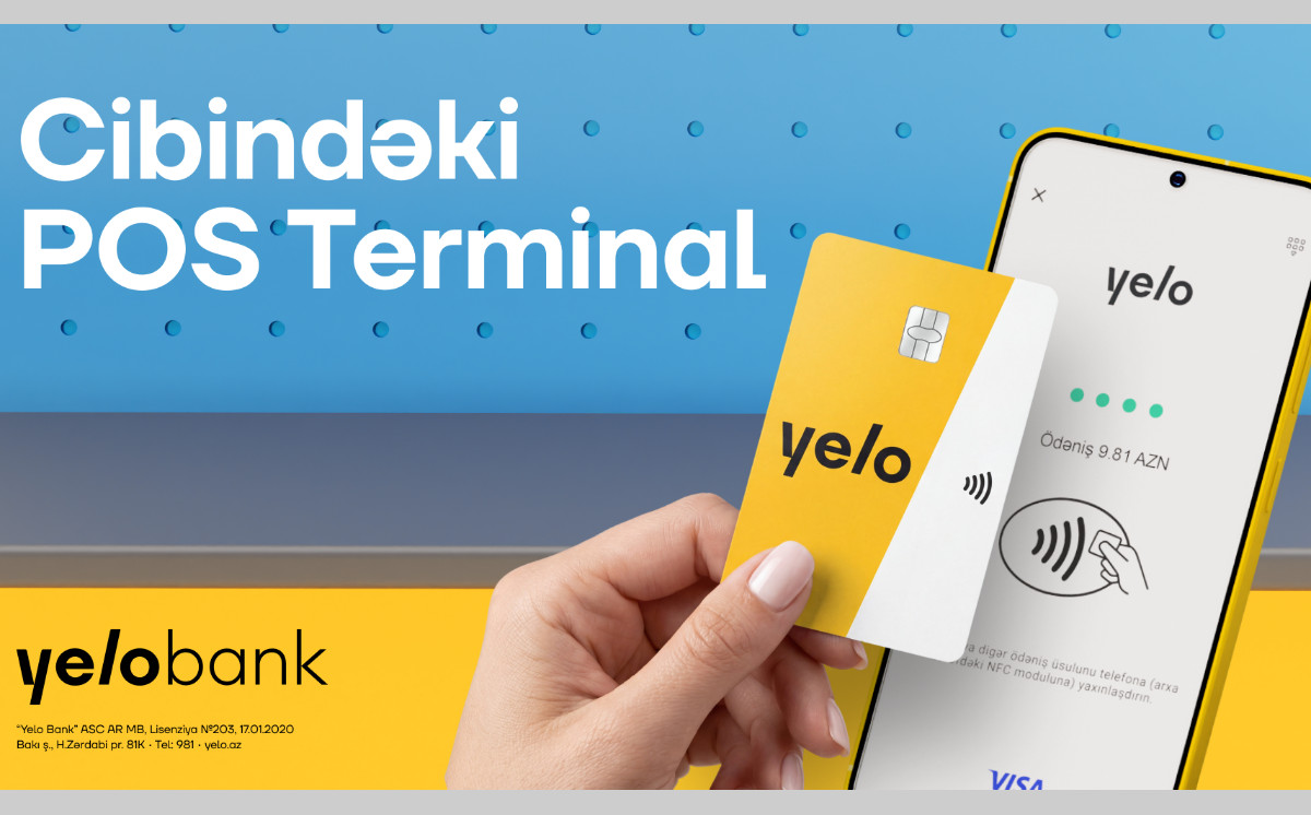 Yelo Mobil POS - мобильный POS-терминал без комиссий 