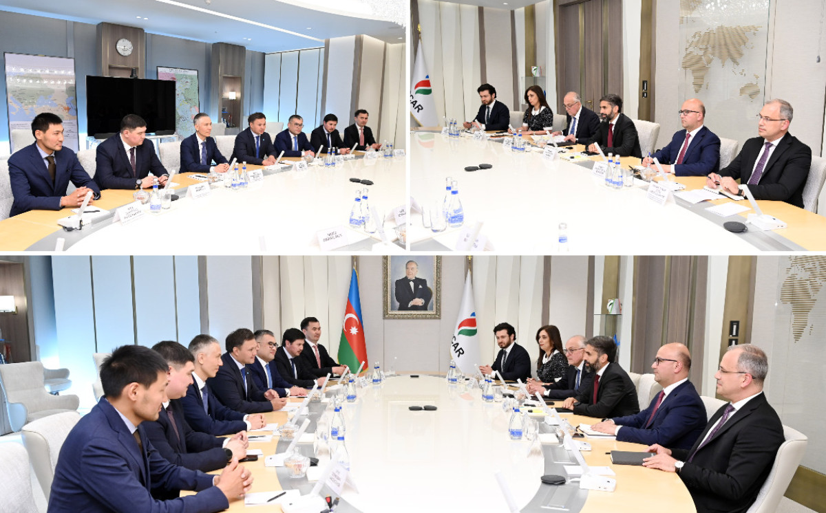 SOCAR-ın prezidenti “KazMunayGas” şirkətinin İdarə Heyətinin sədri ilə görüşüb 