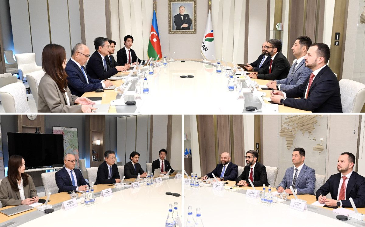 SOCAR-ın prezidenti “INPEX” şirkətinin Avropa və Yaxın Şərq layihələri üzrə icraçı direktoru və baş vitse-prezidenti ilə görüşüb 