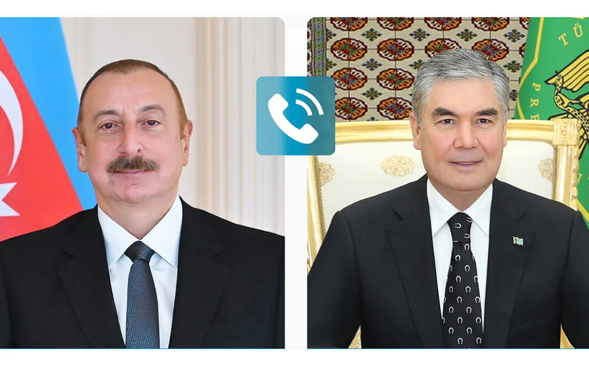 İlham Əliyevlə Qurbanqulu Berdiməhəmmədov arasında telefon danışığı olub 