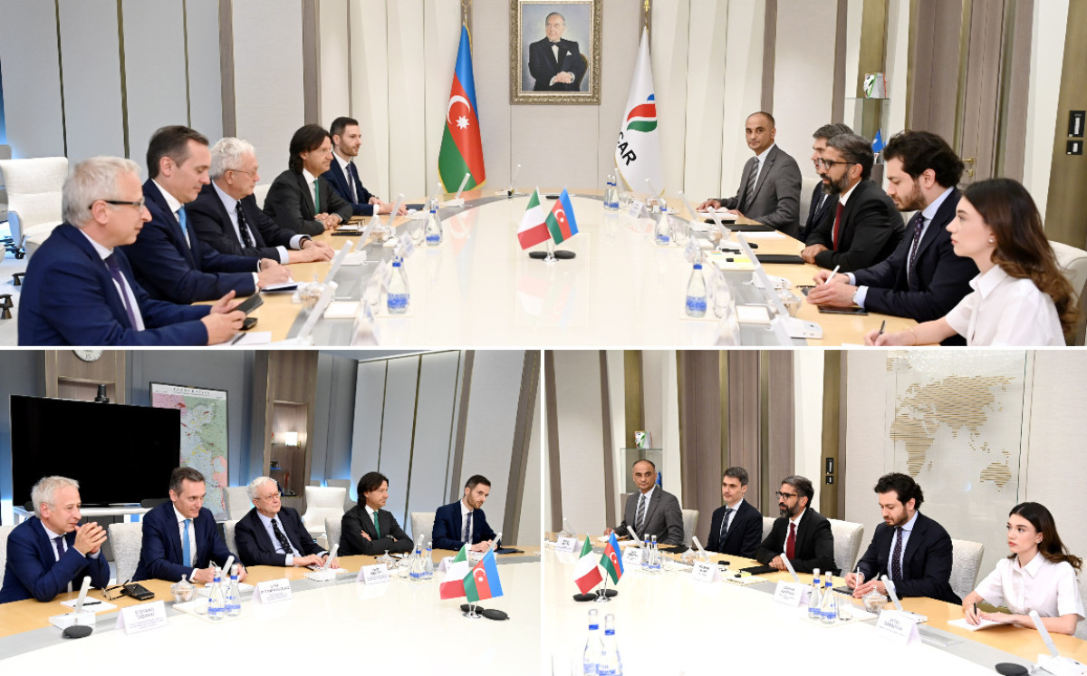 SOCAR-ın prezidenti İtaliya Deputatlar Palatasının Xarici və Avropa İttifaqı işləri komitəsinin sədri ilə görüşüb 