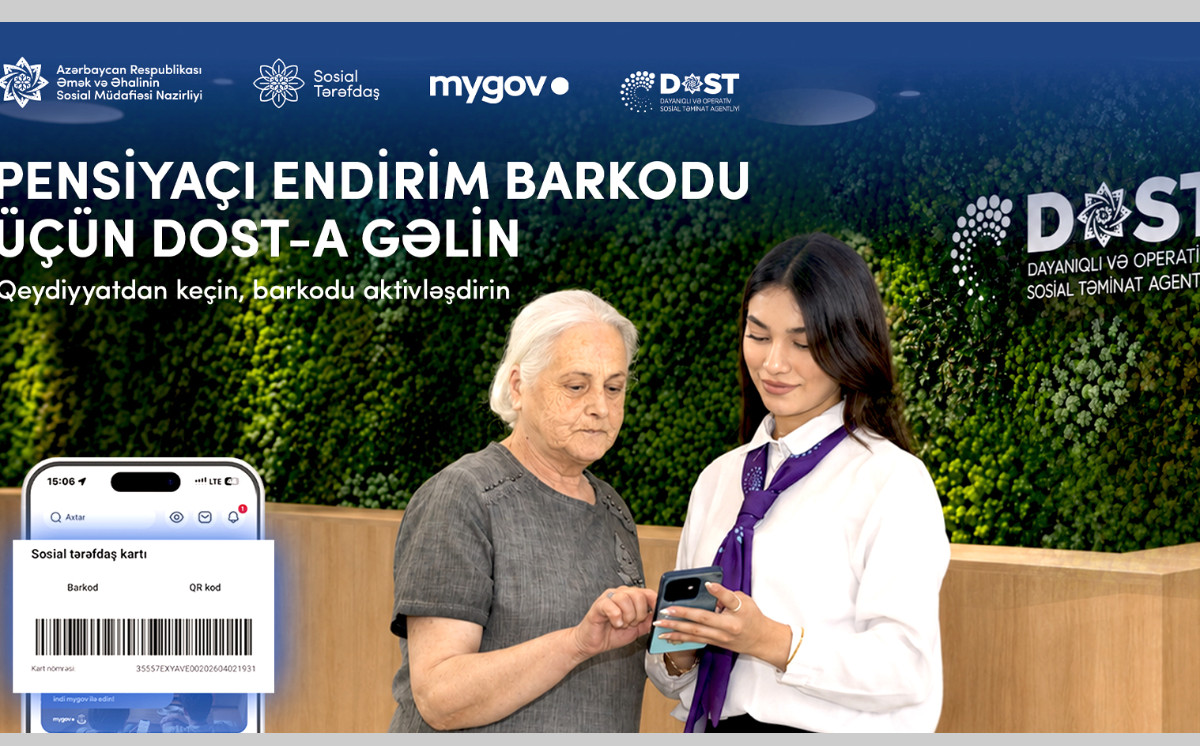 DOST mərkəzlərində pensiyaçılar üçün “mygov” qeydiyyatına dəstək göstərilir 