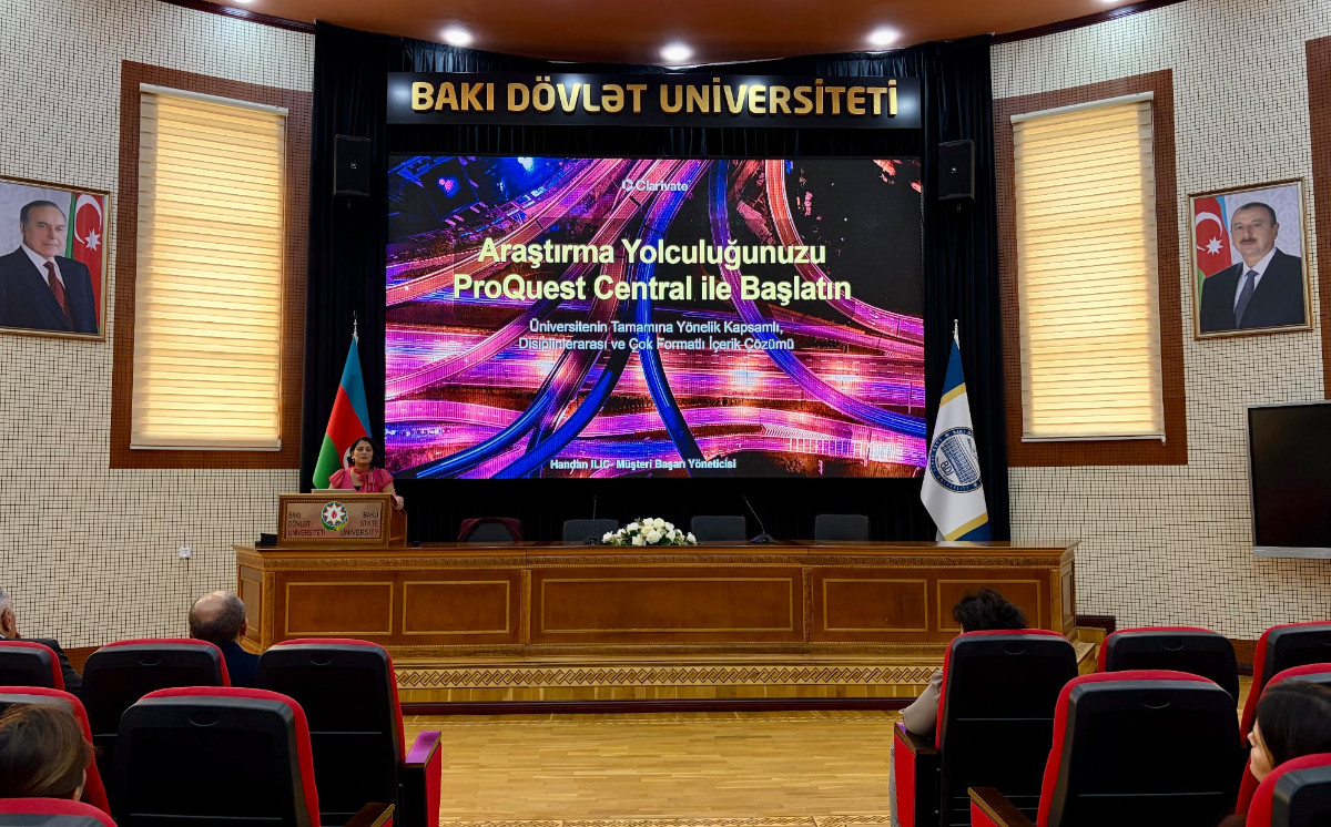 Bakı Dövlət Universitetində “Clarivate Günləri” 