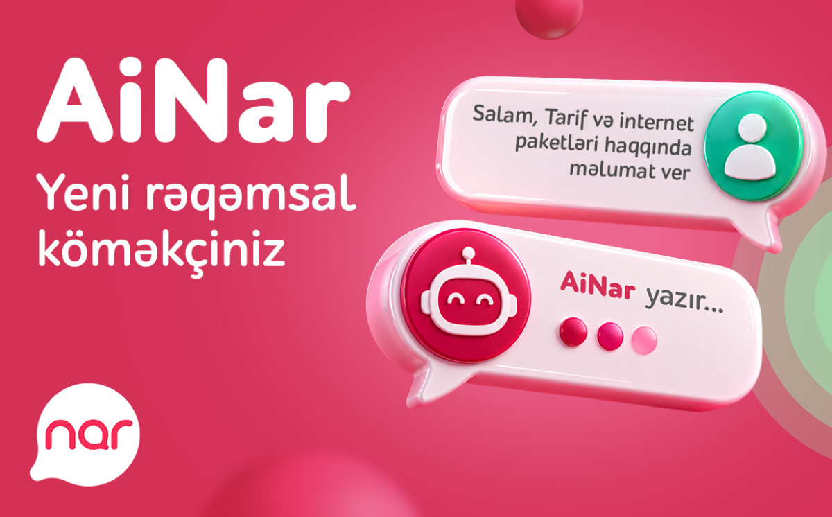 “Nar” “AiNar” rəqəmsal köməkçisini istifadəyə verdi 