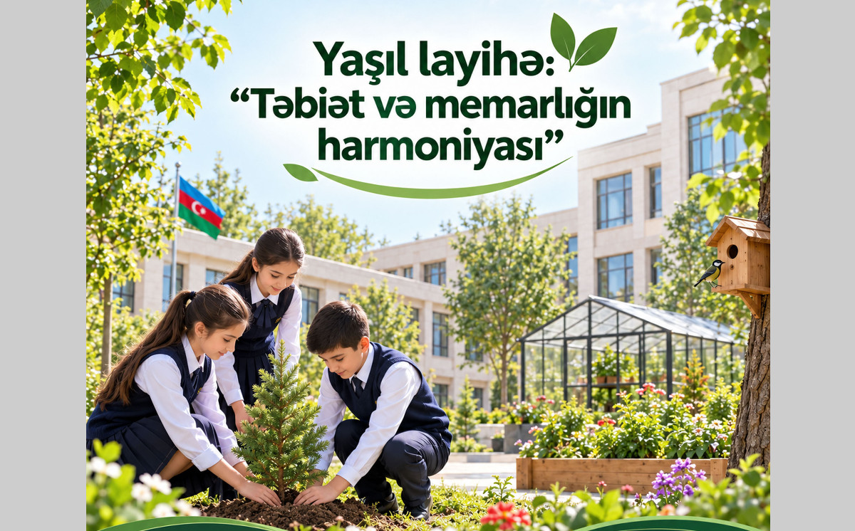 Yaşıl layihə: “Təbiət və memarlığın harmoniyası” 