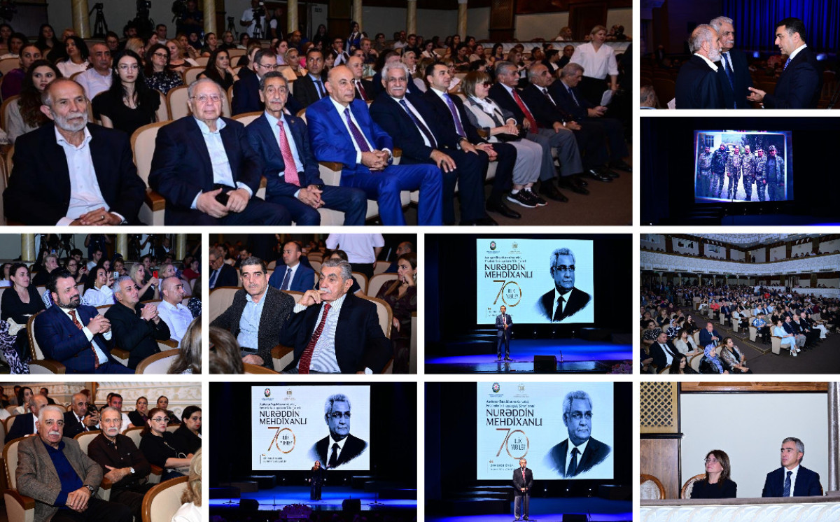 Xalq artisti Nurəddin Mehdixanlının 70 illik yubileyi qeyd olunub 