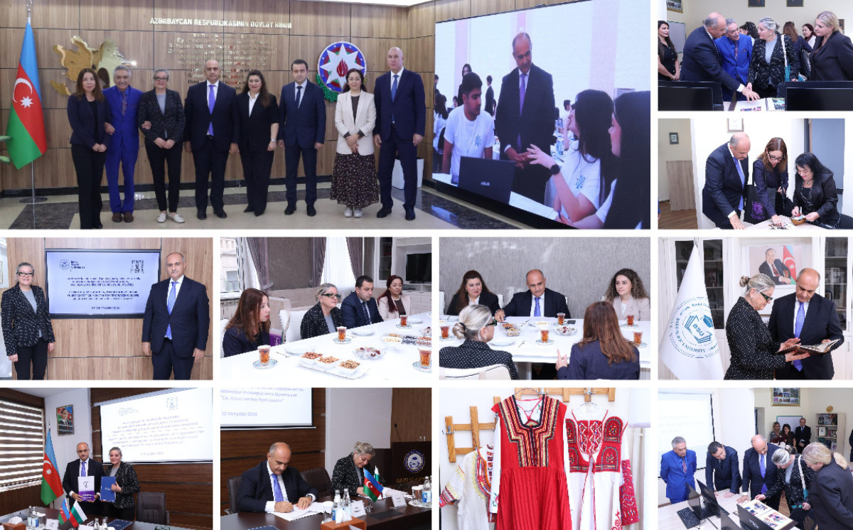BSU Şumen Universiteti ilə əməkdaşlığa dair memorandum imzalayıb 