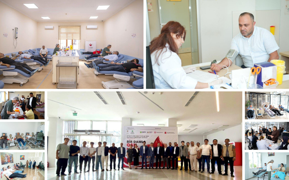Anım Gününə həsr olunmuş qanvermə aksiyası keçirilib 