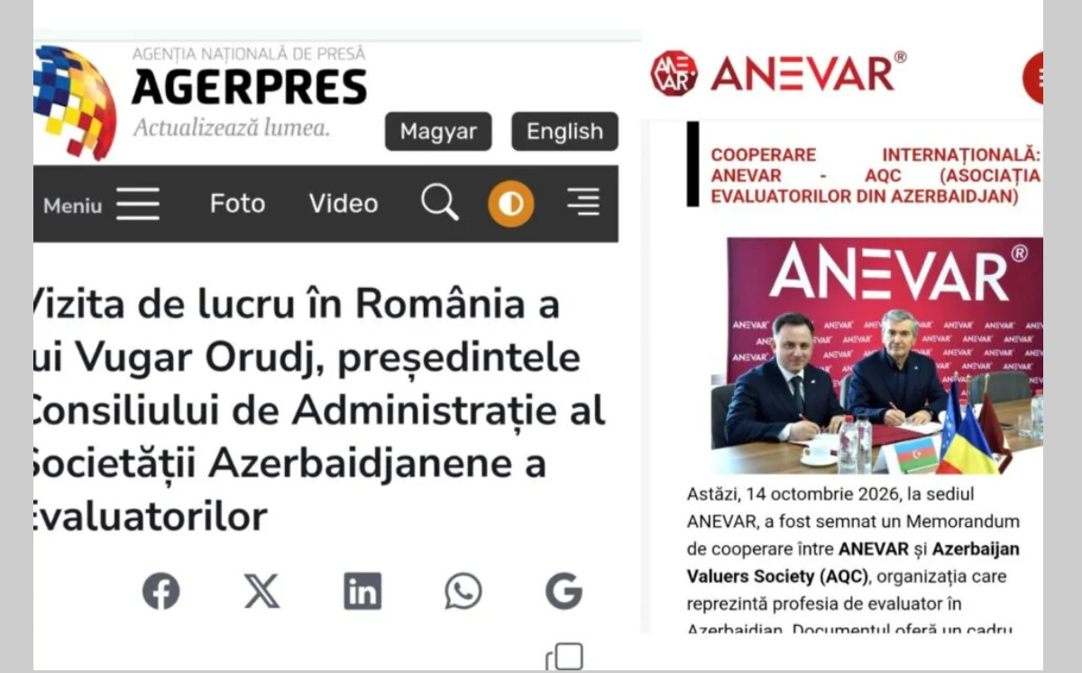 Rumıniyanın dövlət xəbər agentliyi AQC sədrinin səfərinə diqqət ayırıb 
