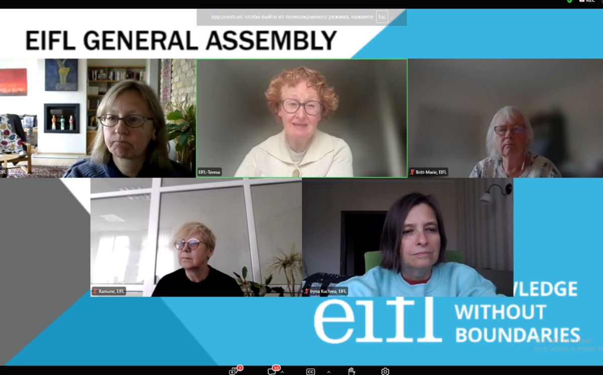 BSU Represented at EIFL General Assembly 