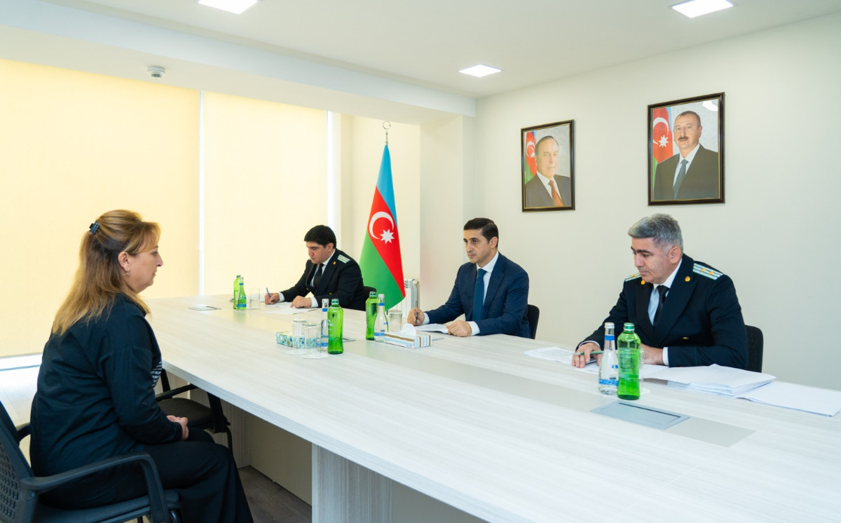 Nazir Fərid Əhmədov Xankəndi şəhərində vətəndaşları qəbul edib 