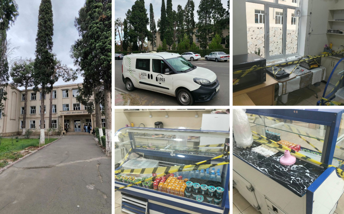 Gəncədə məktəb bufetində yoxlama aparılıb, fəaliyyəti məhdudlaşdırılıb 