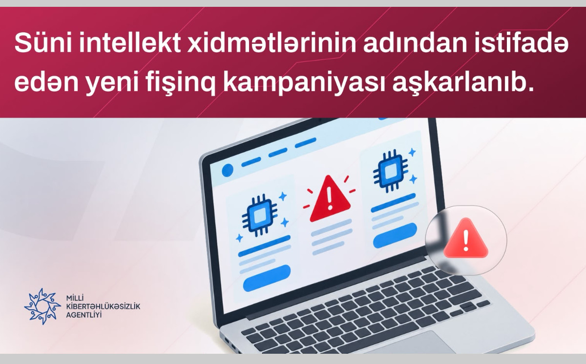 Süni intellekt xidmətlərinin adından istifadə edən yeni fişinq kampaniyası aşkarlanıb 