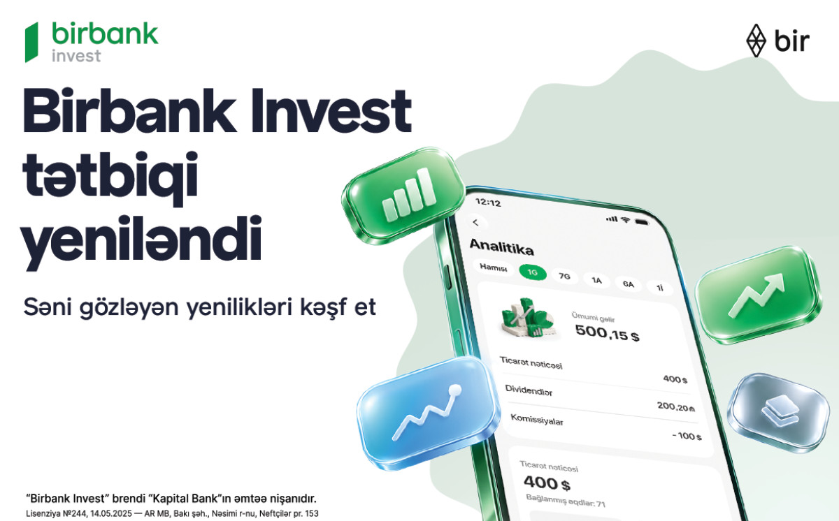 Birbank Invest updated: Managing your investment portfolio is now easier 