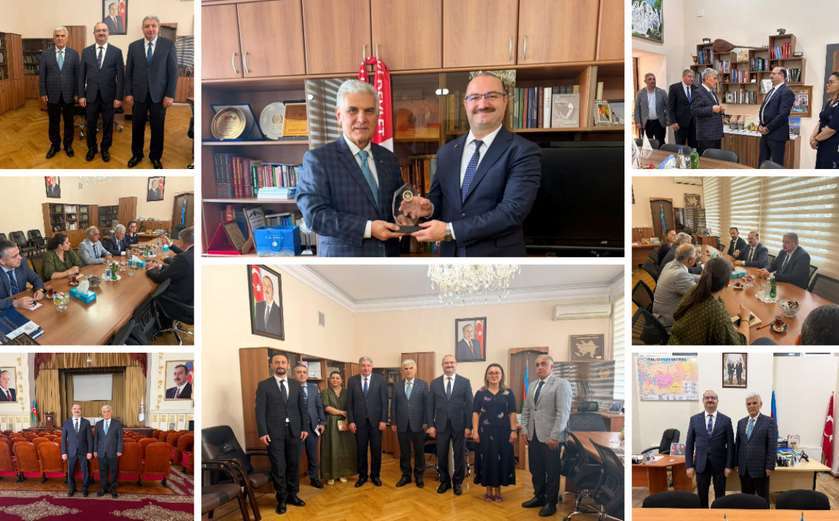 Atatürk Universitetinin rektoru ADPU-da - əməkdaşlıq perspektivləri müzakirə olunub 
